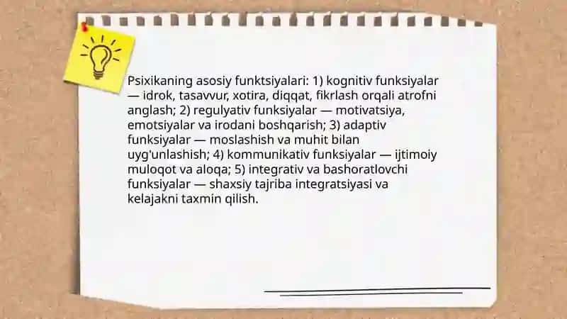 Psixika haqida umumiy tushuncha 4