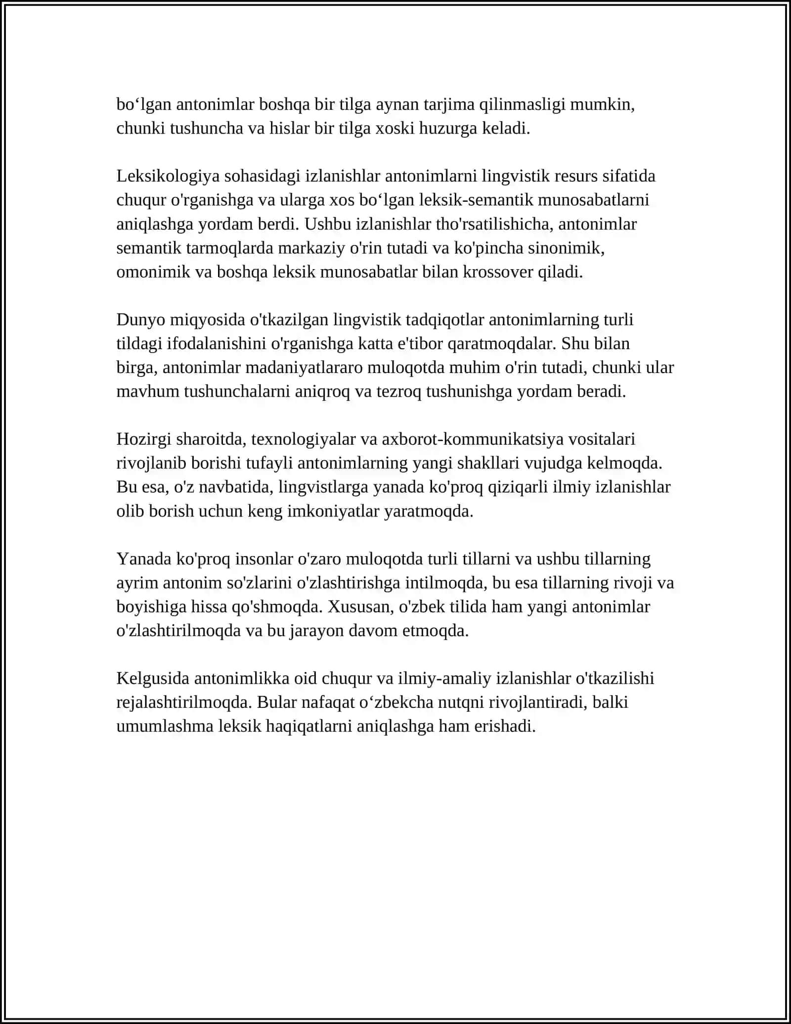 TOHIR MALIK ASARLARIDA ANTONIMLAR 4