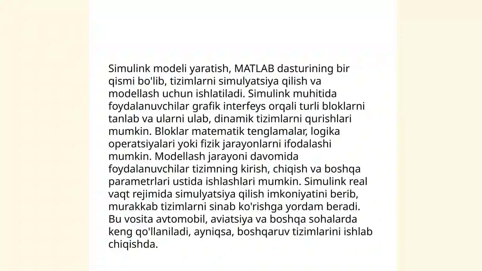 Asinxron elektr motor ini modelini yaratishda qanday dasturlardan foydalanish haqida 4