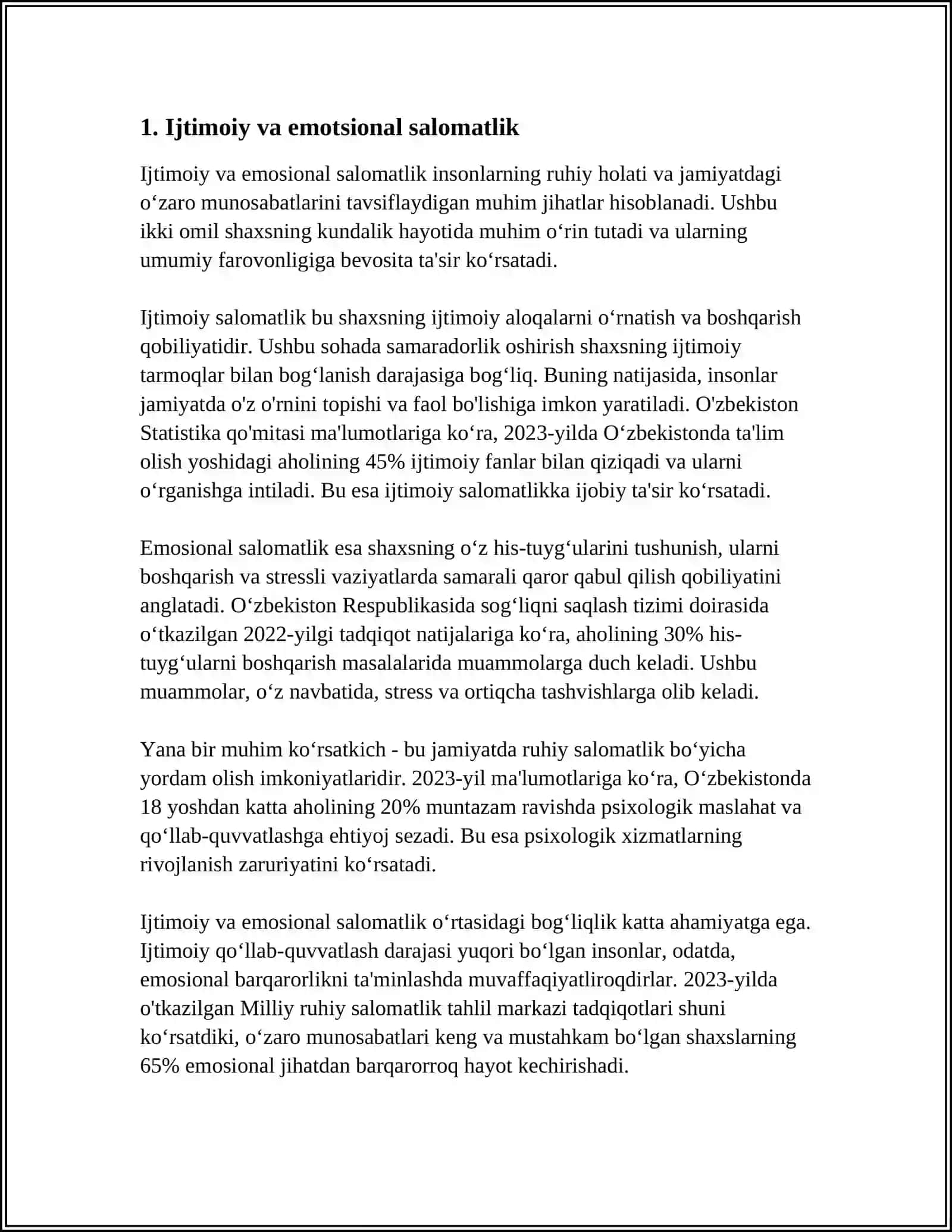 PSIXOLOGIK SALOMATLIK VA MEHNAT SAMARADORLIGI 4