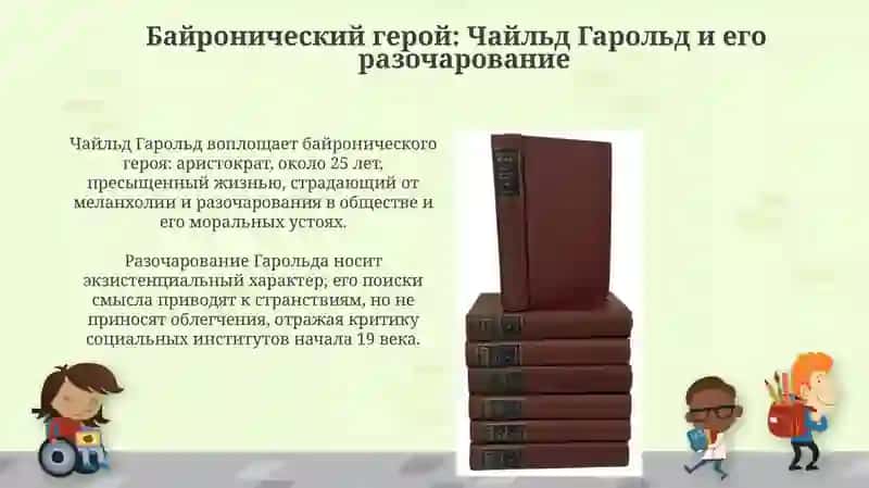 Поэма Д.Г.Байрона "Паломничество Чайльд Гарольда " и исторический роман "Айвенго " В.Скотта 4