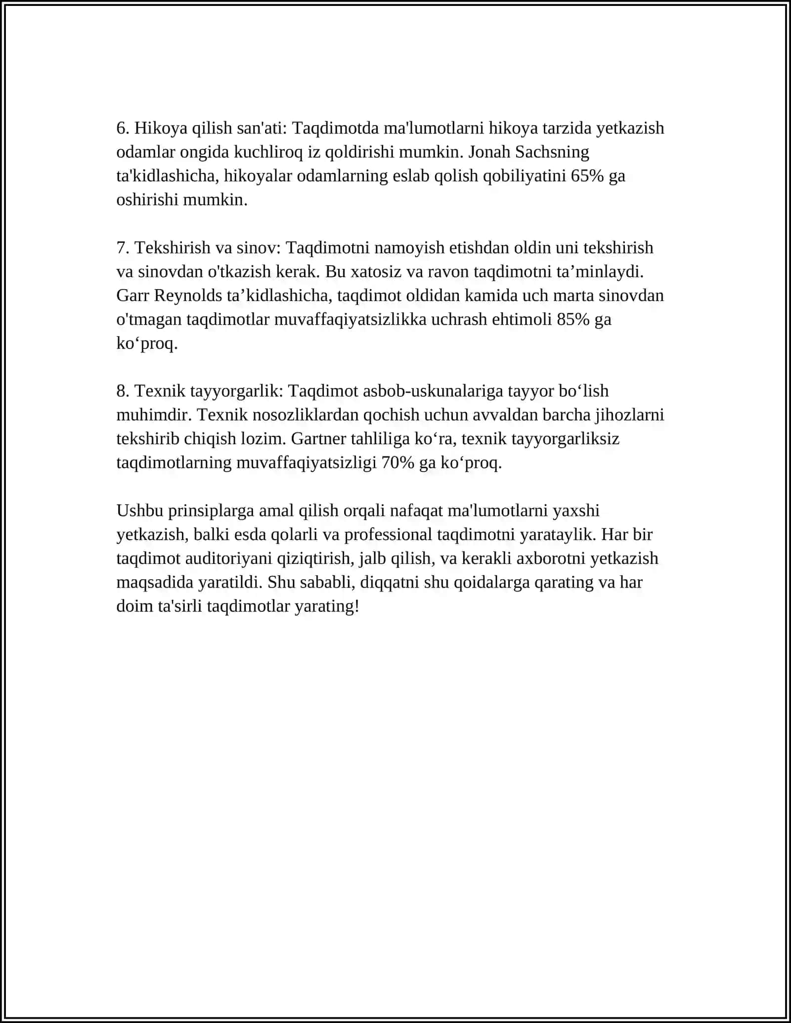 TAQDIMOTLAR YARATISH TEXNALOGIYASI 4