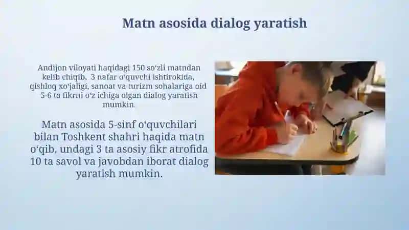 Yordamchi Maktab Darslarida Matnlar bilan Ishlashga Oid Samarali Metodika 4