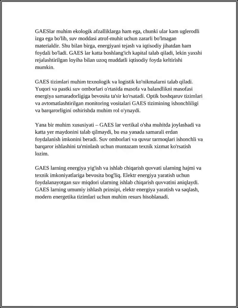SUV YIG'ISH ELEKTRO STANSIYA (GAES) LARNING ISHLASH PRINSIPI 4