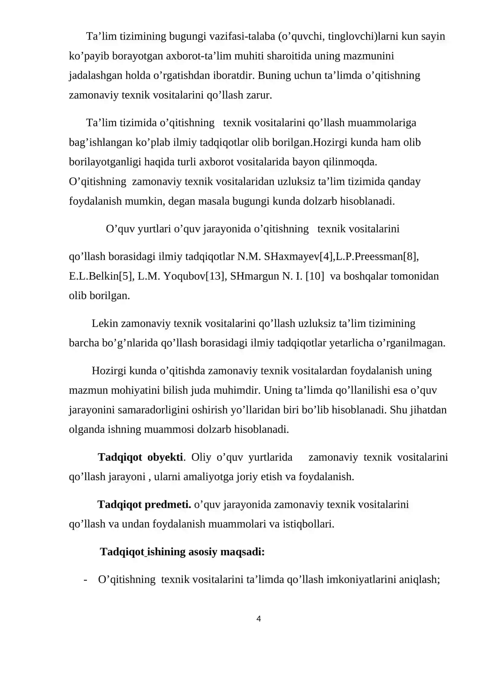Informatika va at fanini o’qitishda zamonaviy texnik vositalardan foydalanish 4
