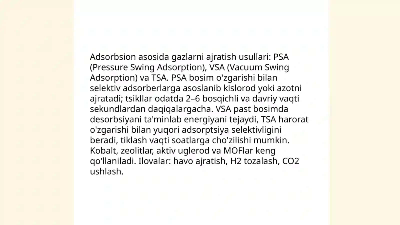 Gazlarni ajratish jarayonlari 4