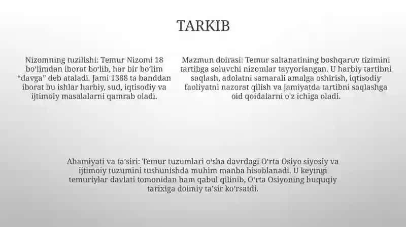 Temur Tuzuklari 4