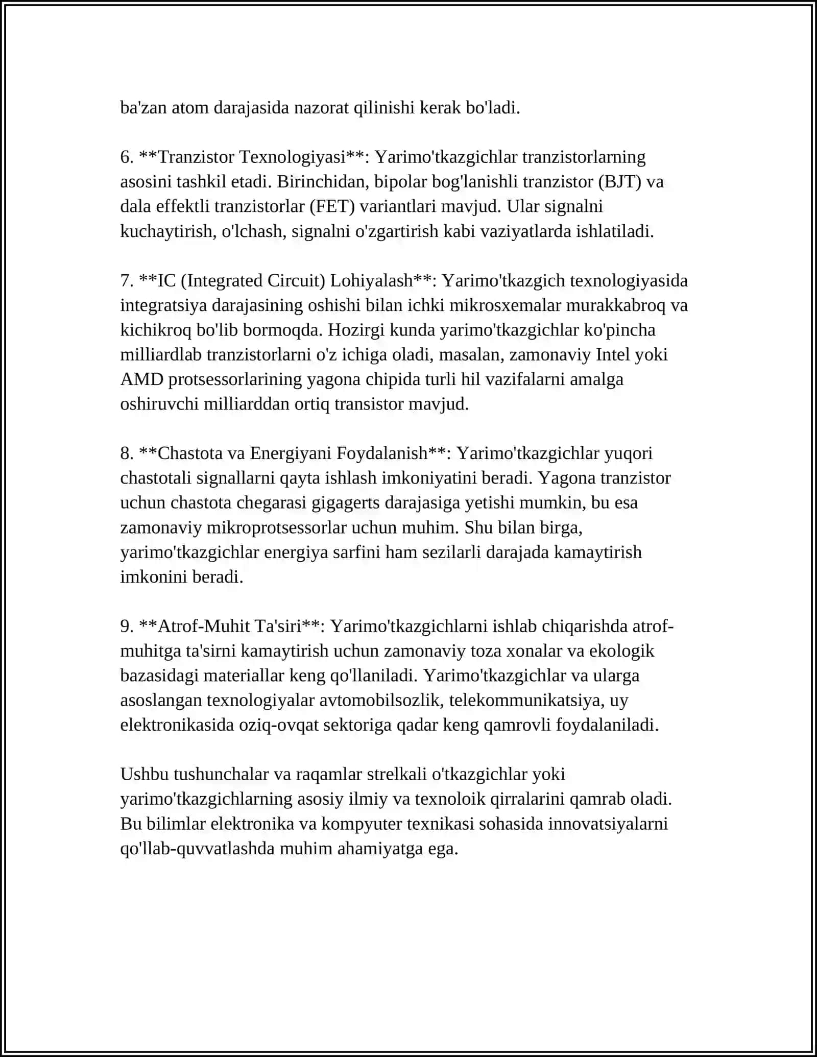 Strelkali o'tkazgichlar: asosiy tushunchalar 4