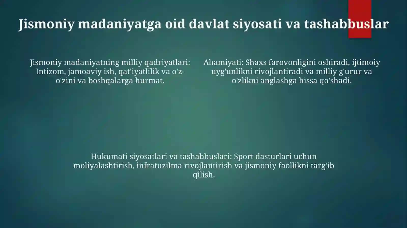 jismoniymadanyatnigmilliyqadryatlarivaularnioʻrni 4