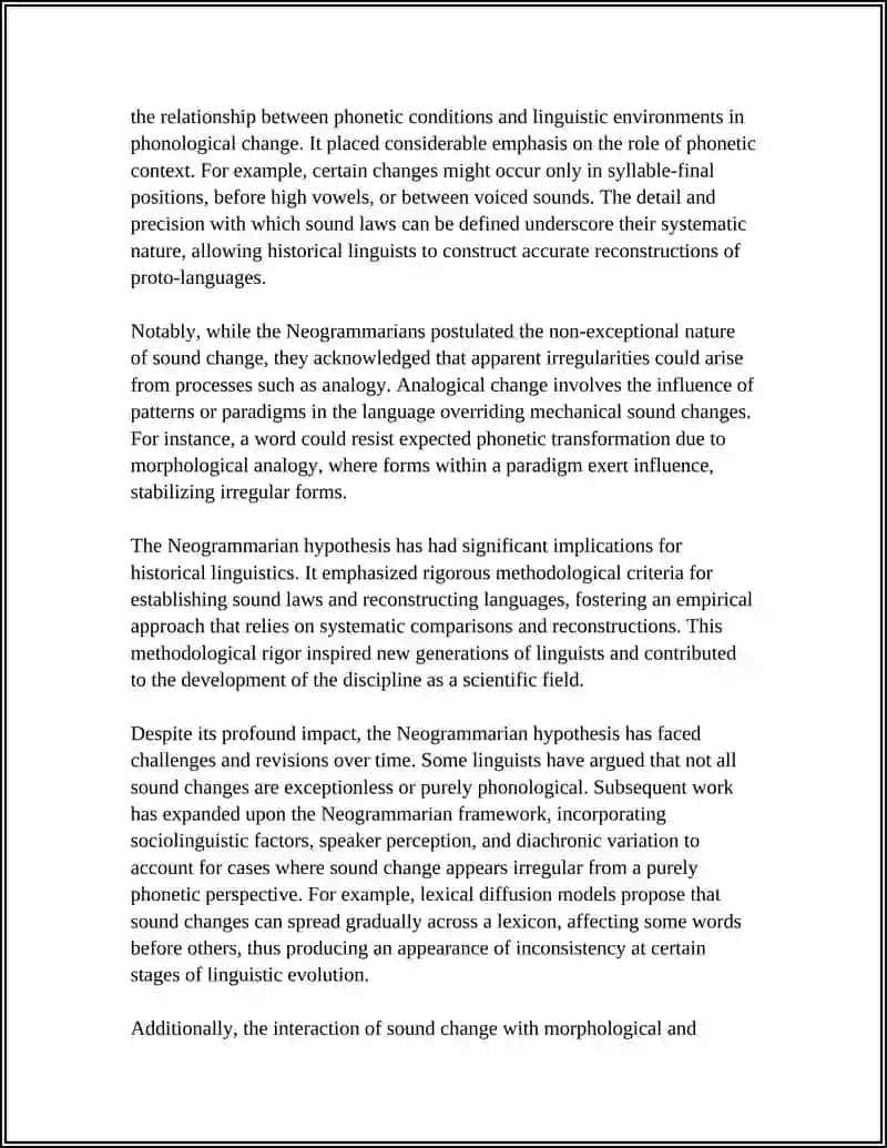 STUDYING SOUND CHANGES IN HISTORICAL LINGUISTICS 4