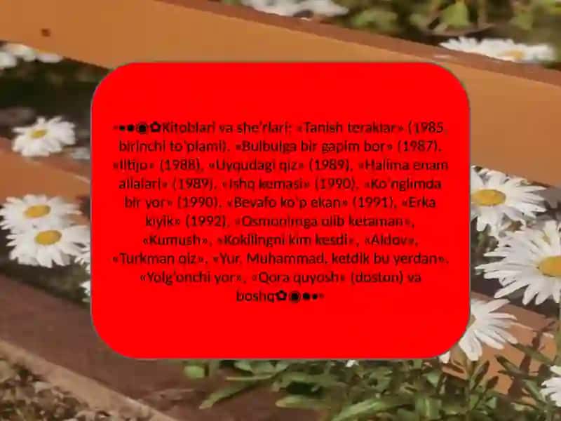 Muhammad Yusuf she'riyatida Vatan 4