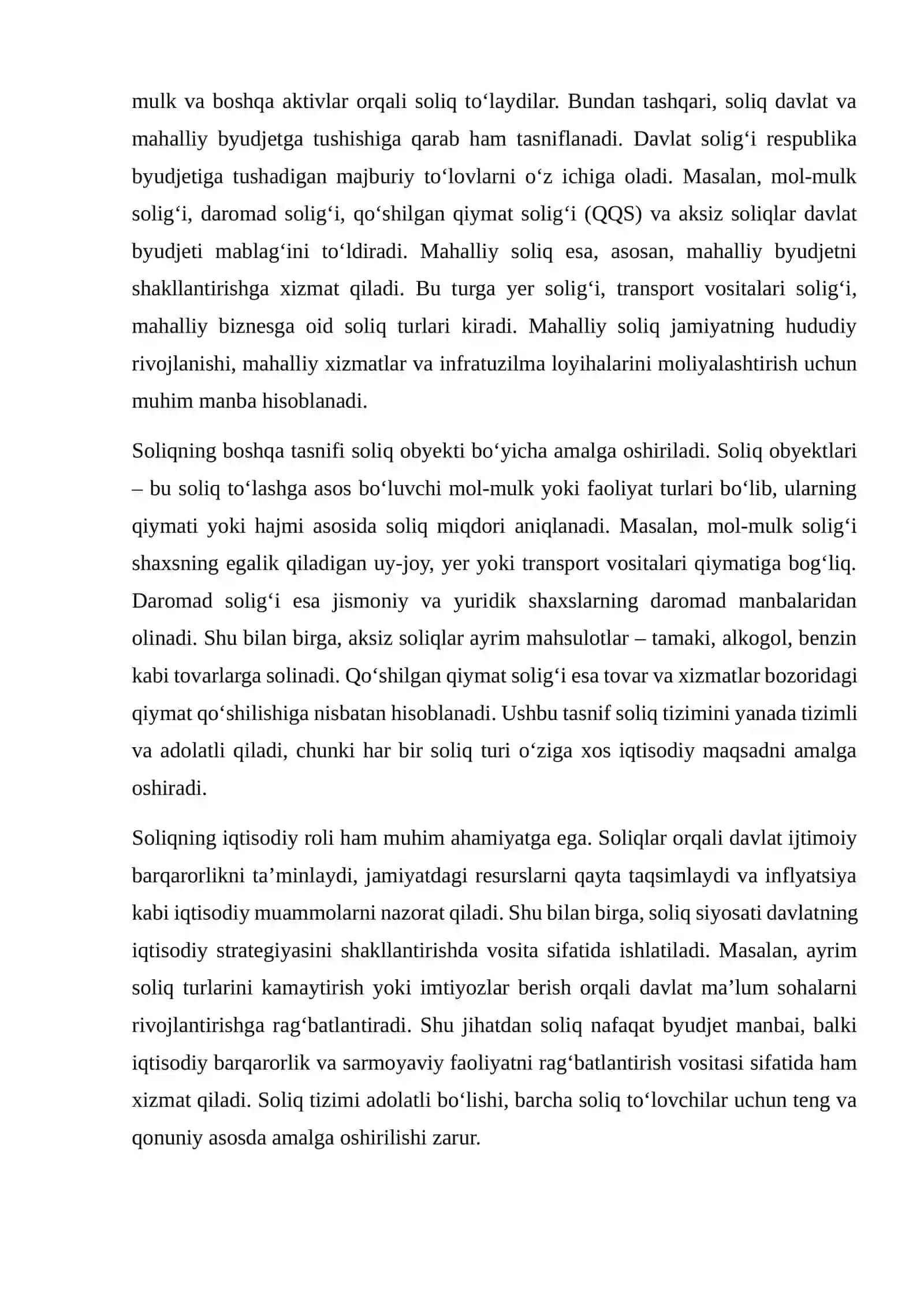 JISMONIY SHAXSLARNING MOL-MULKIDAN OLINADIGAN SOLIQNI HISOBLASH VA BYUDJETGA O‘TISH TARTIBI 4