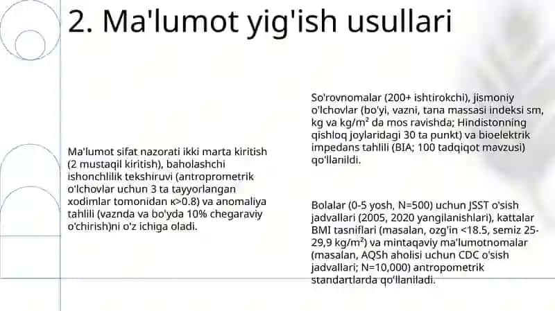 Antrapometrik standartlar togrisida 4