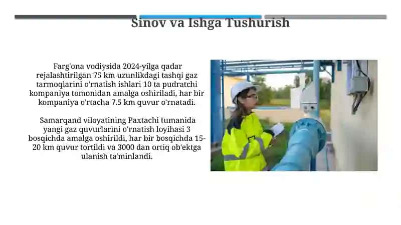 Tashqi gaz tarmoqlarini montaj qilish tugrisida 4