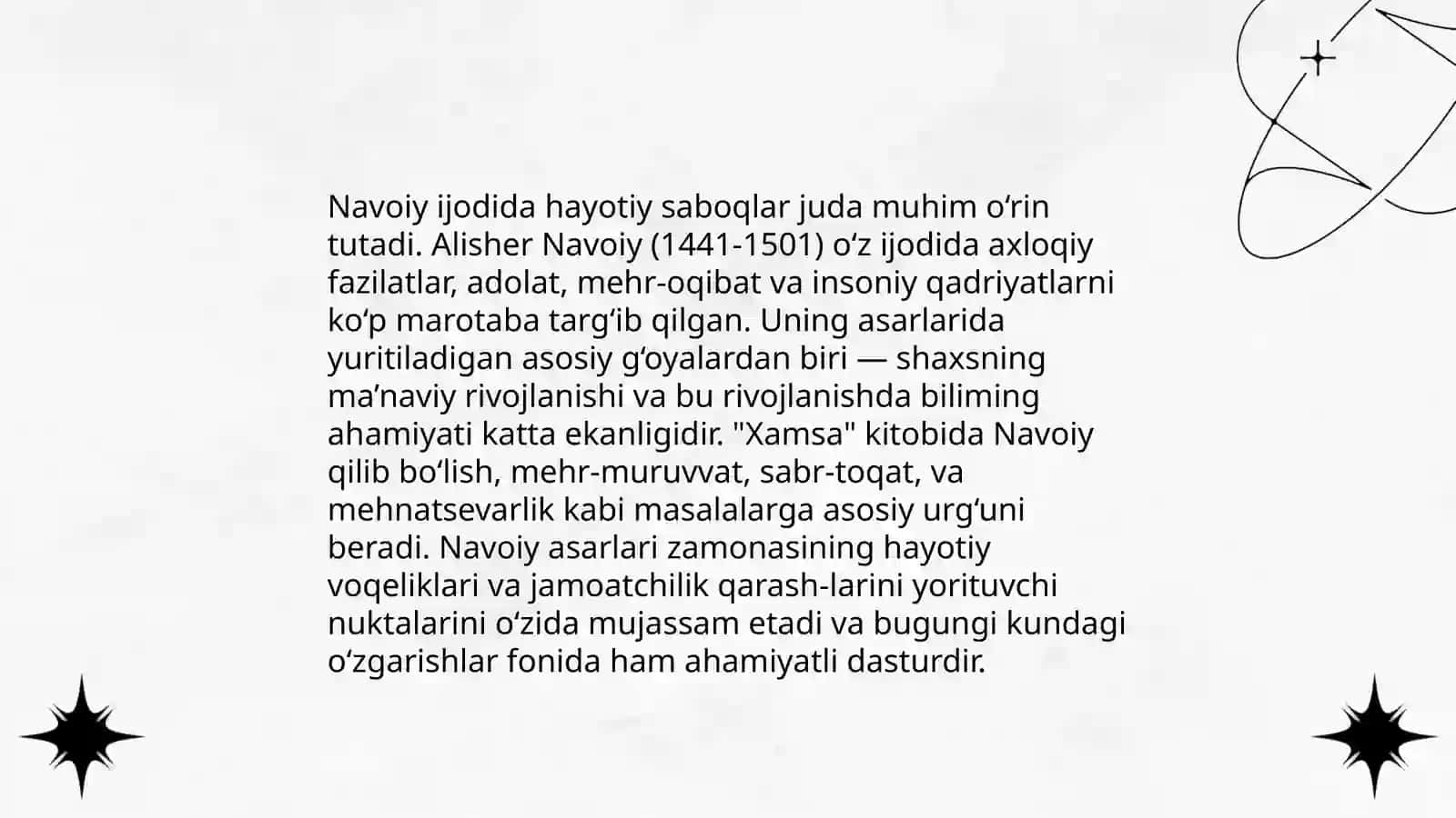 Alisher Navoiy asarlarining didaktik ahamiyati 4