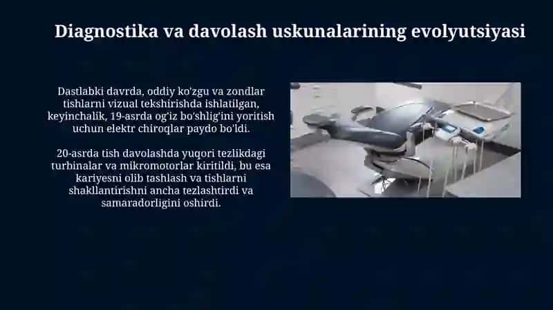 Stomatologik kabinetni jihozlari 4