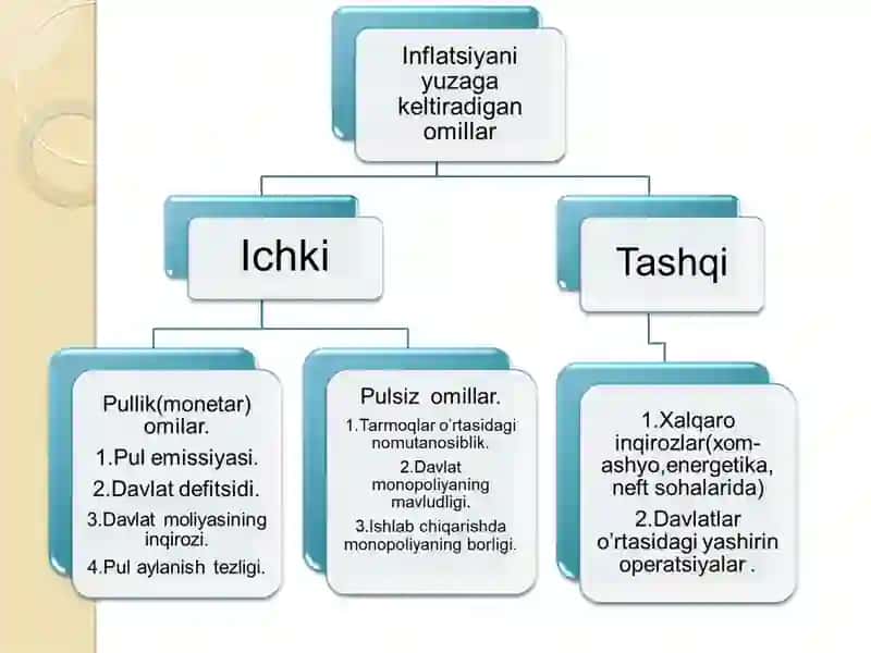 Inflatsiya va uning namoyon bo'lish sabablari 4