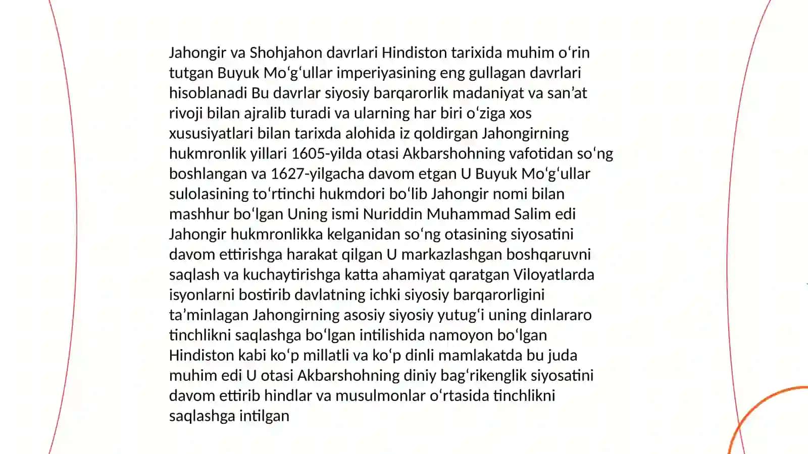 XVI-XVII asrlar Hindiston: Boburiylar imperiyasining kengayishi 4