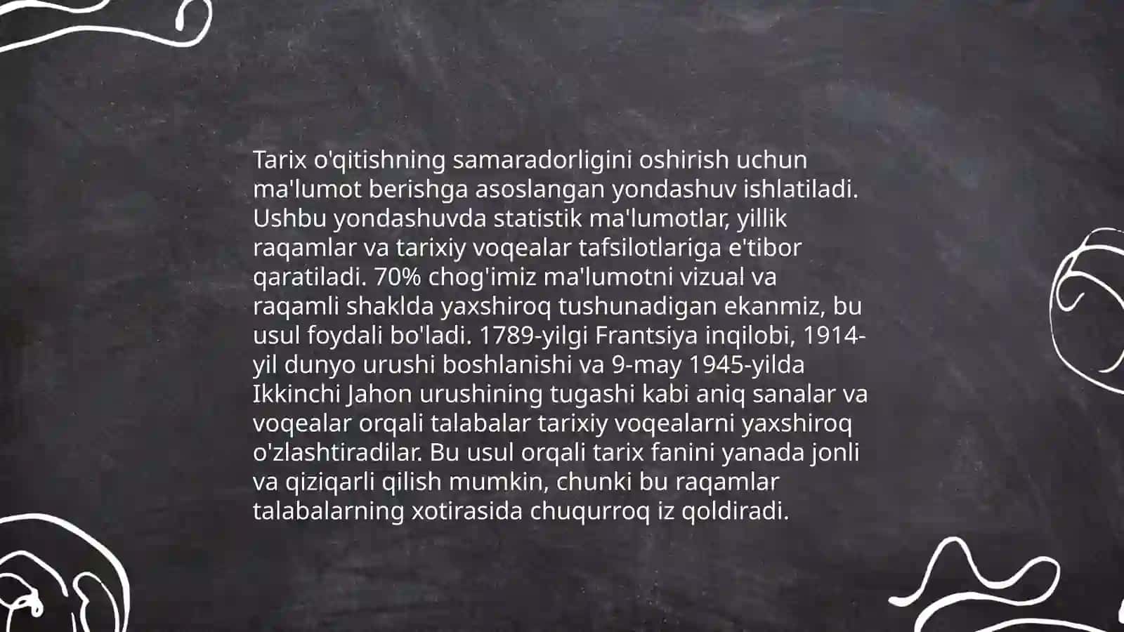 Tarix oʻqitishning metodlari va ularning klassifikatsiyasi 4