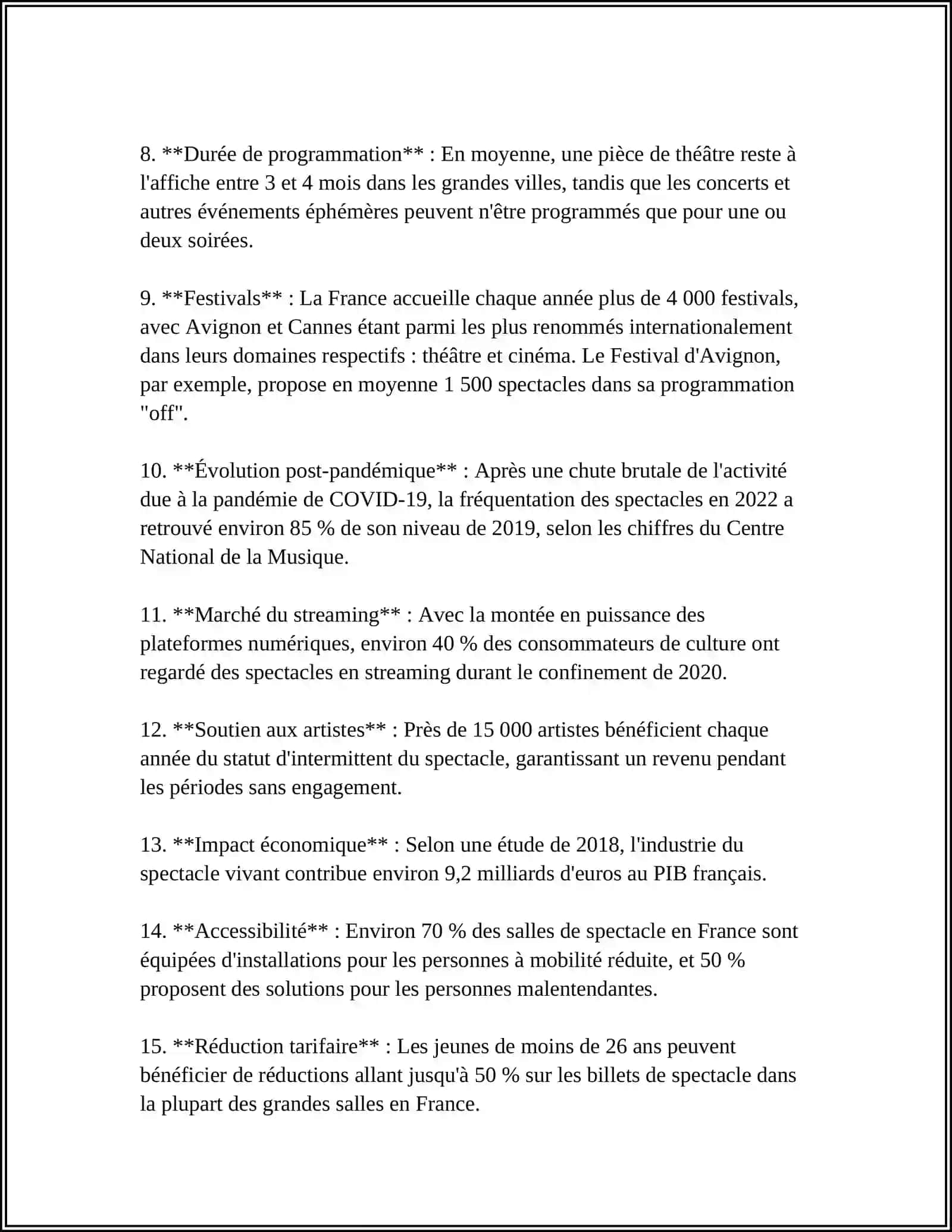 ECRIRE SON AVIS SUR UN SPECTACLE FRANCAIS 4