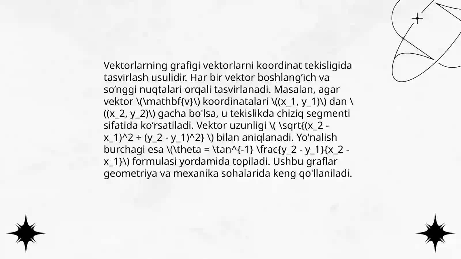 Vektorlar va ustida amallar 4