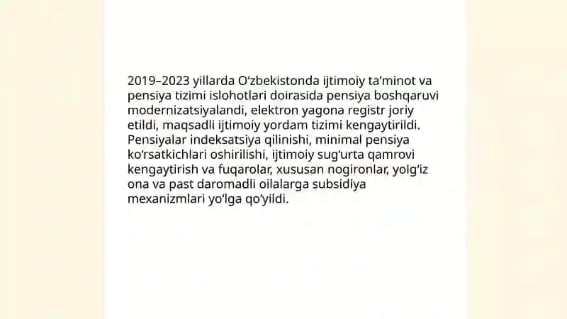 Oʻzbekiston Respublikasida Iqtisodiy, ijtimoiy, madaniy va ekologik huquqlar 4
