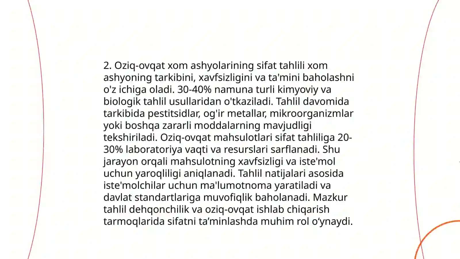 Oziq-ovqat sanoati xom ashyolari fan asoslari 4