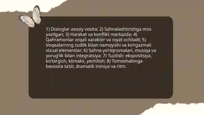 Dramatik tur va uning janrlari 4
