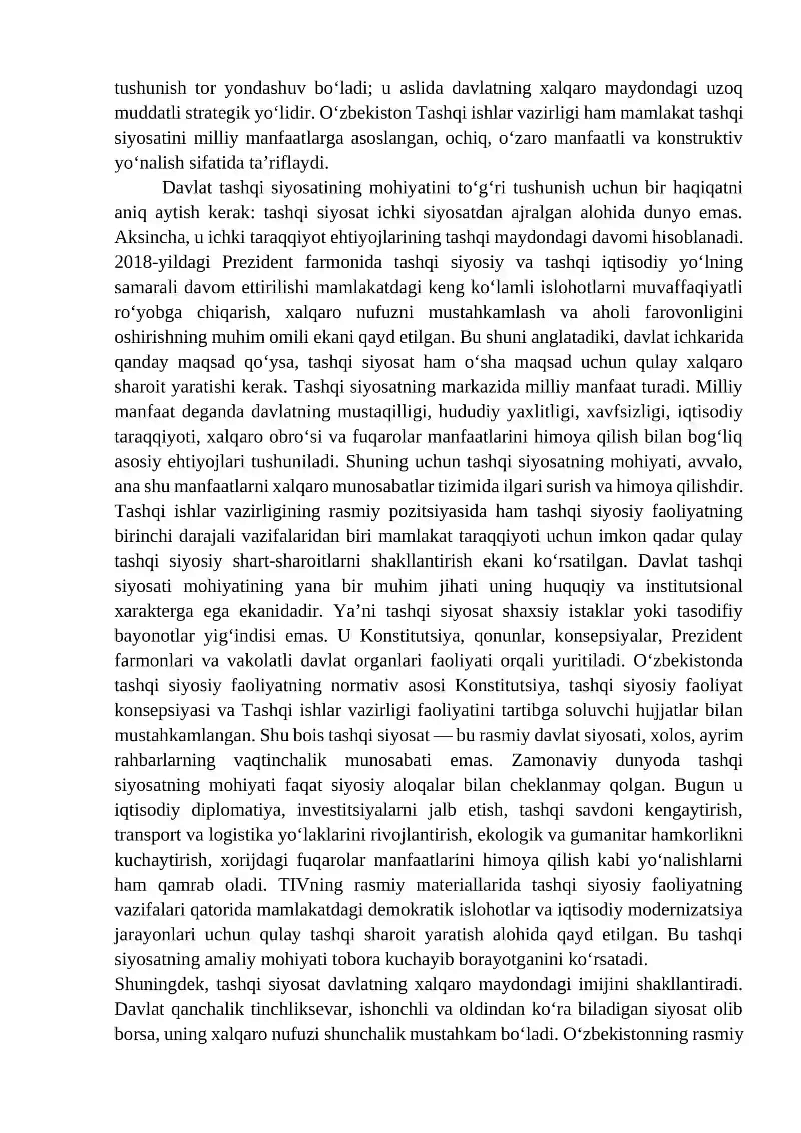 Davlatning tashqi siyosati mohiyati 4