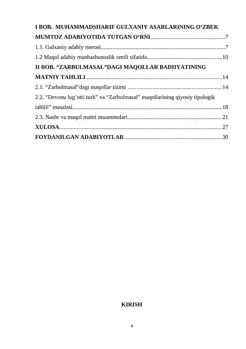 Gulxaniy masallarida xalq maqollarining badiiy ifodasi 4