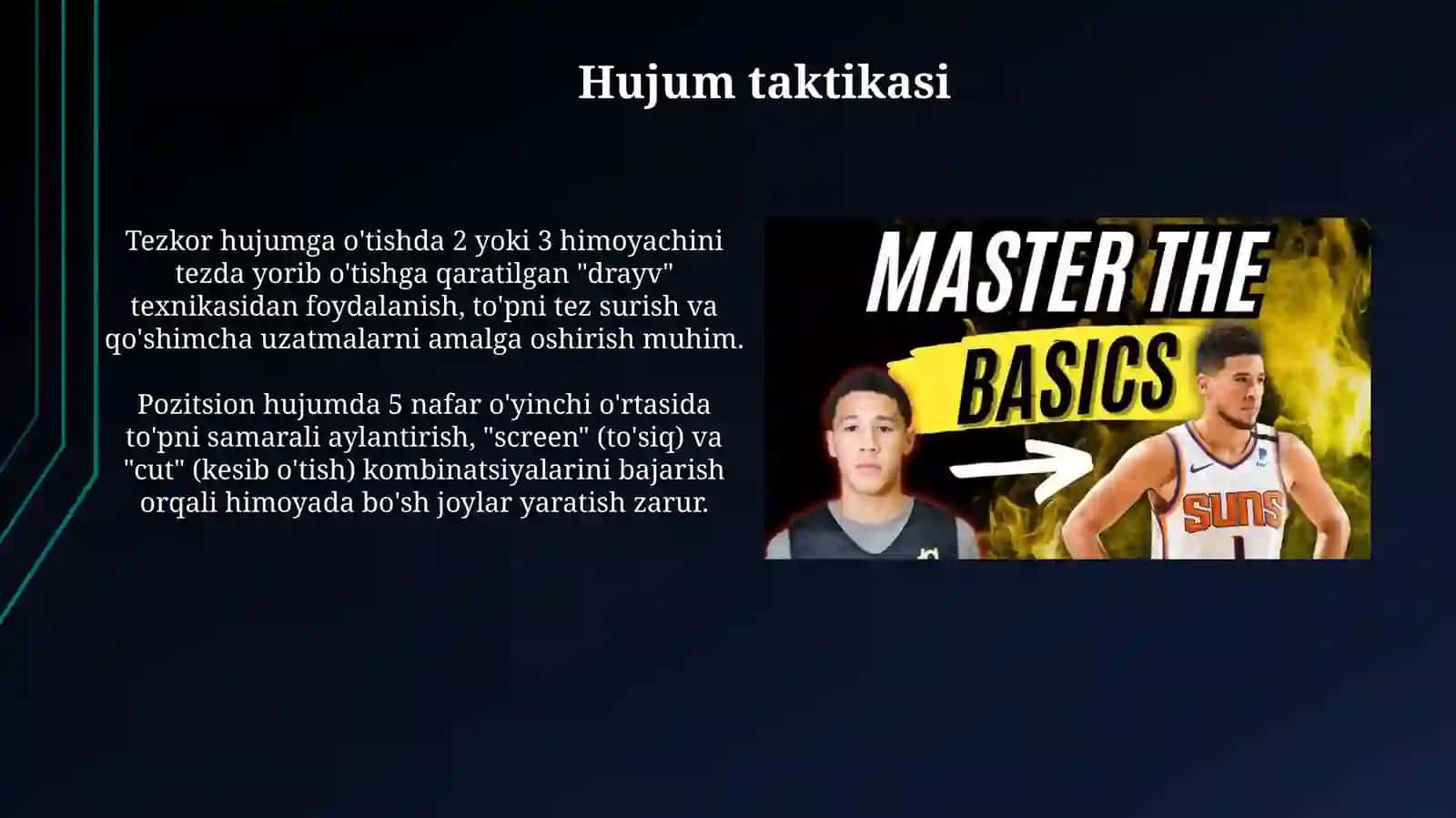 Basketbol oyin taktikasi asoslari 4