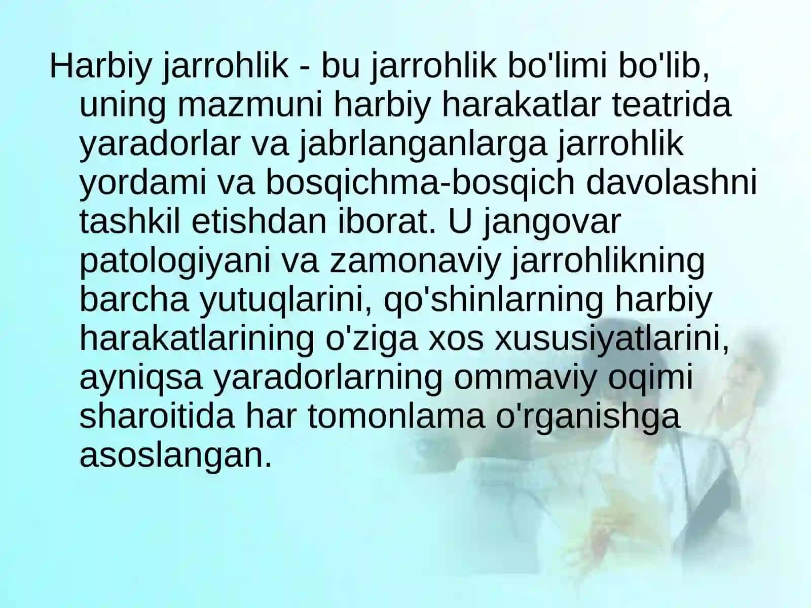 Zamonaviy o'q-dorilarning halokatli ta'sirining xususiyatlari 4