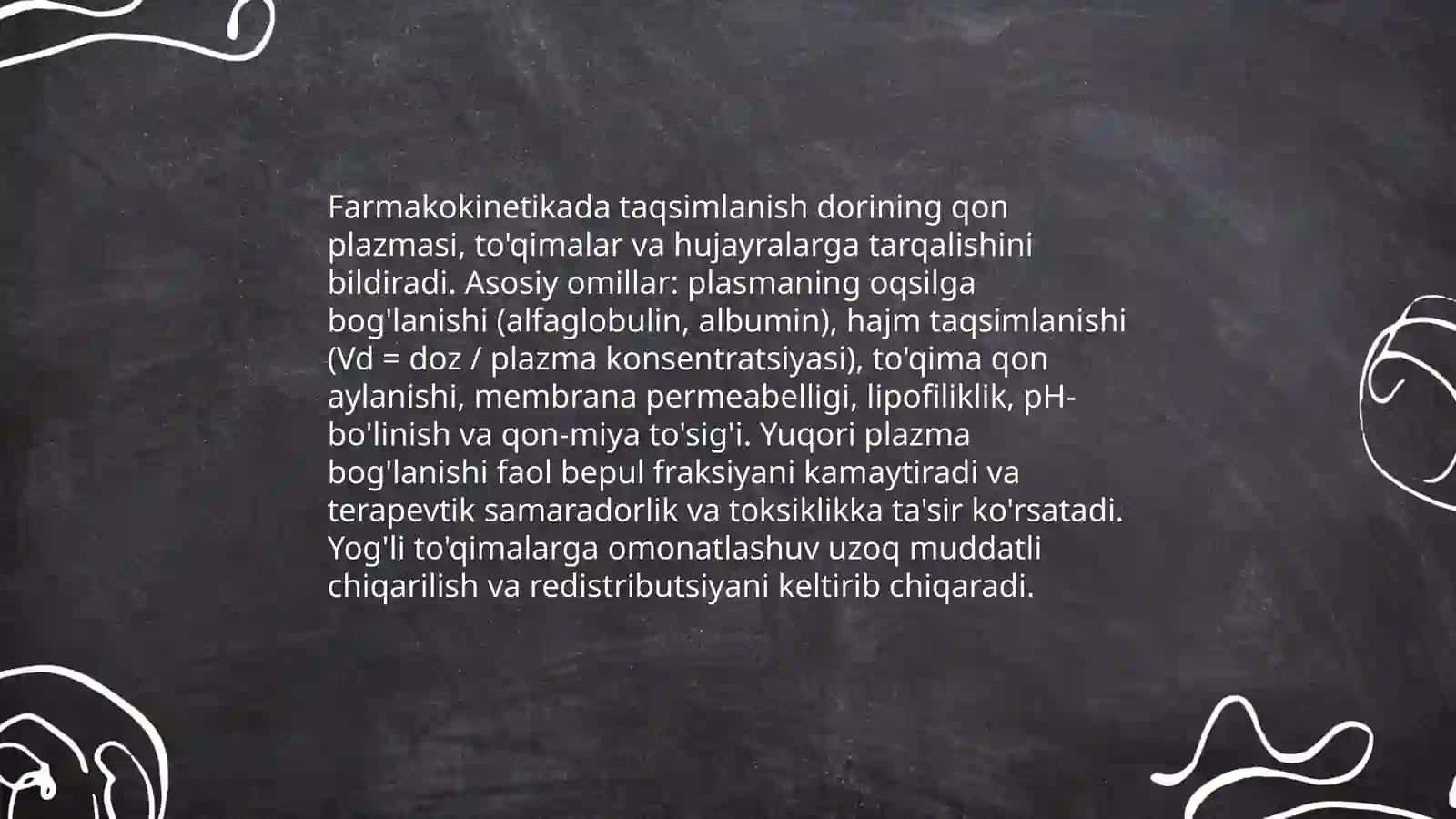 Dorivor moddalarni terapevtik samaradorligiga ta `sir etuvchi omillar 4