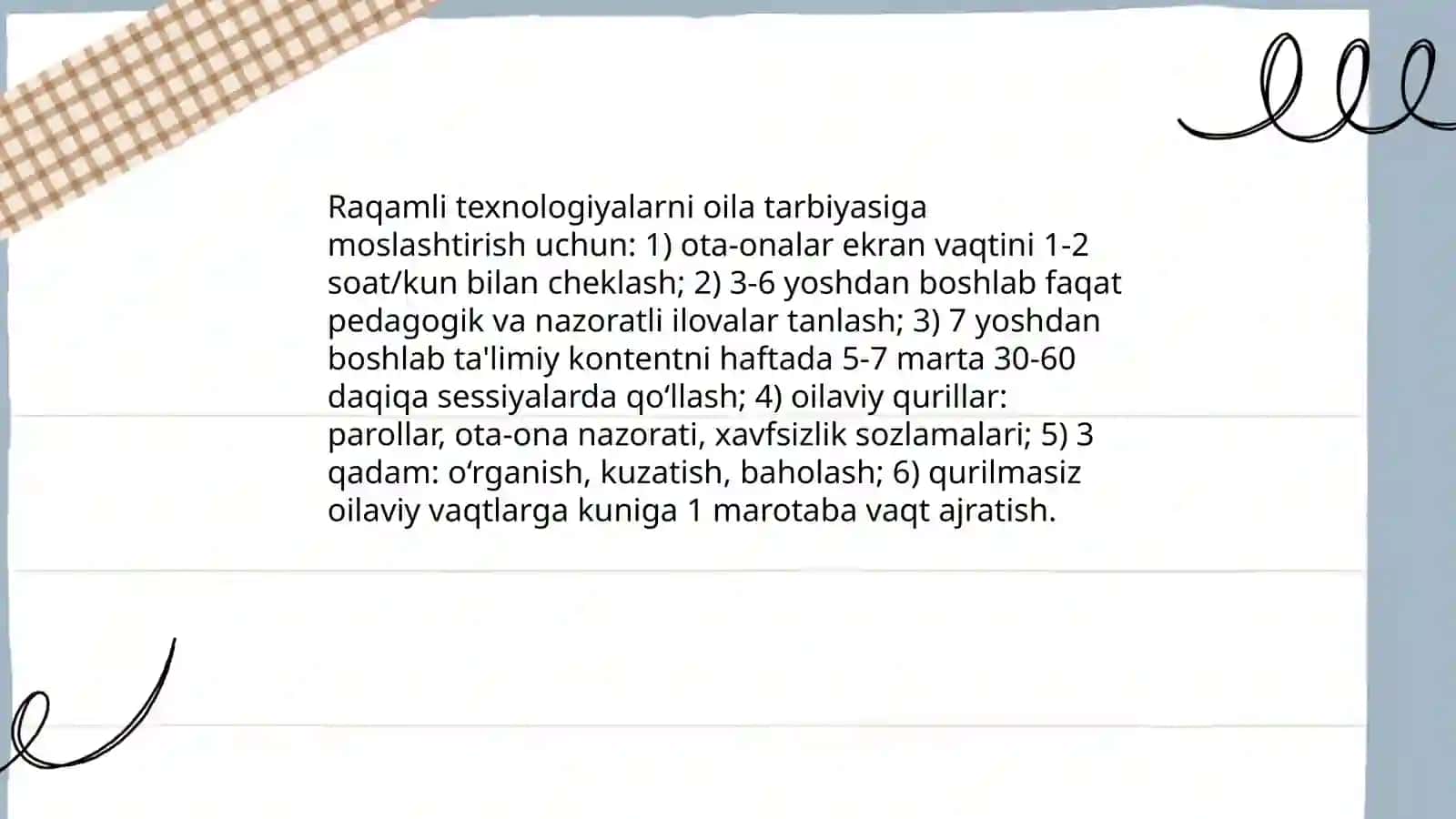 Zamonaviy oila tarbiyasini yaxshilash yo‘llari 4