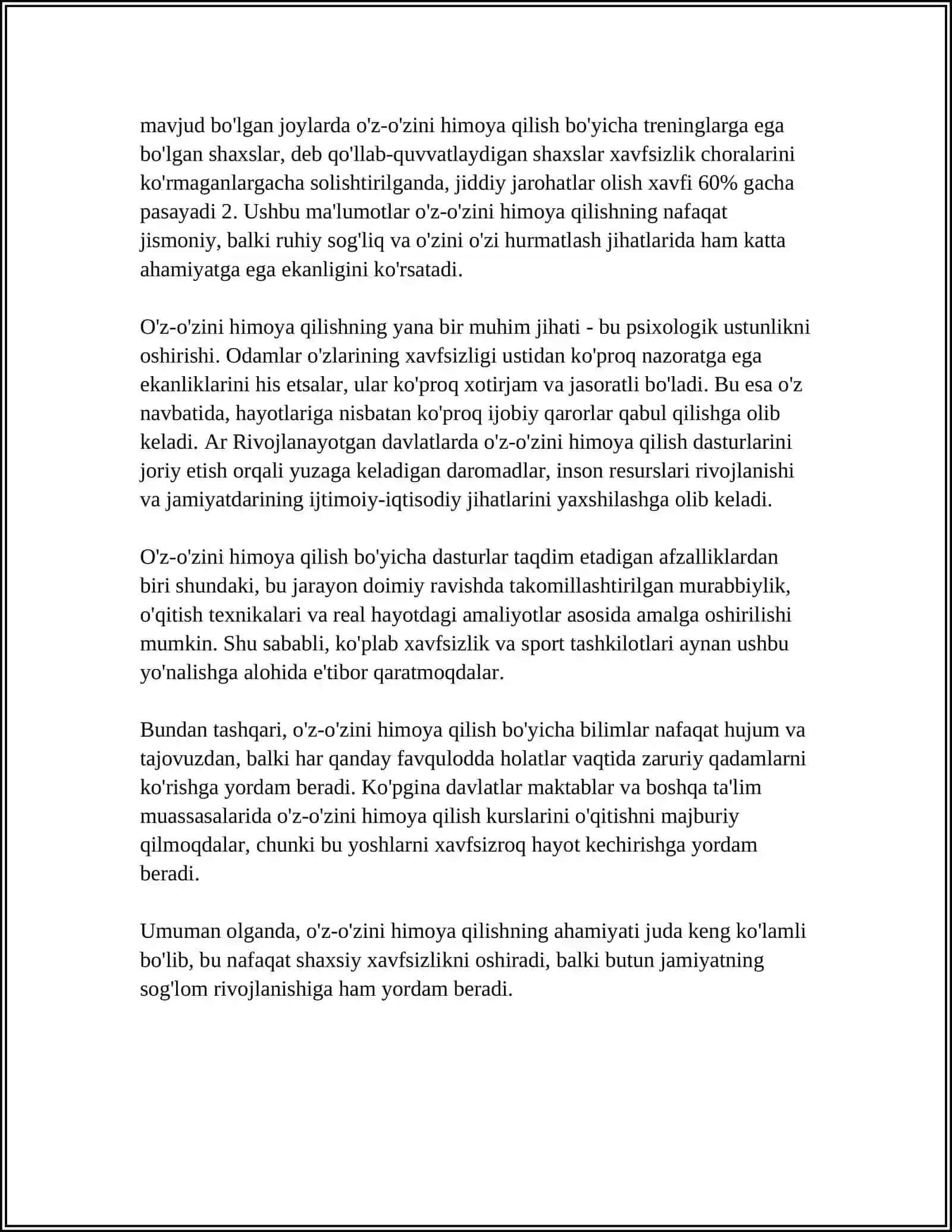 ZARURIY MUDOFAA OXIRGI ZARURIYAT 4