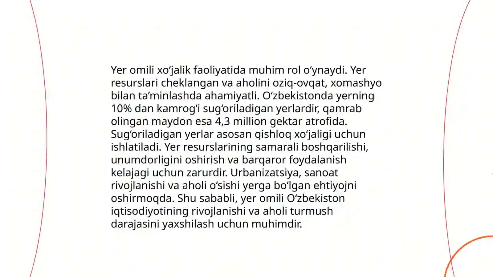 Ishlab chiqarish omillari va ishlab chiqarish omillarining chekli mahsudorligining kamayish qonuni 4