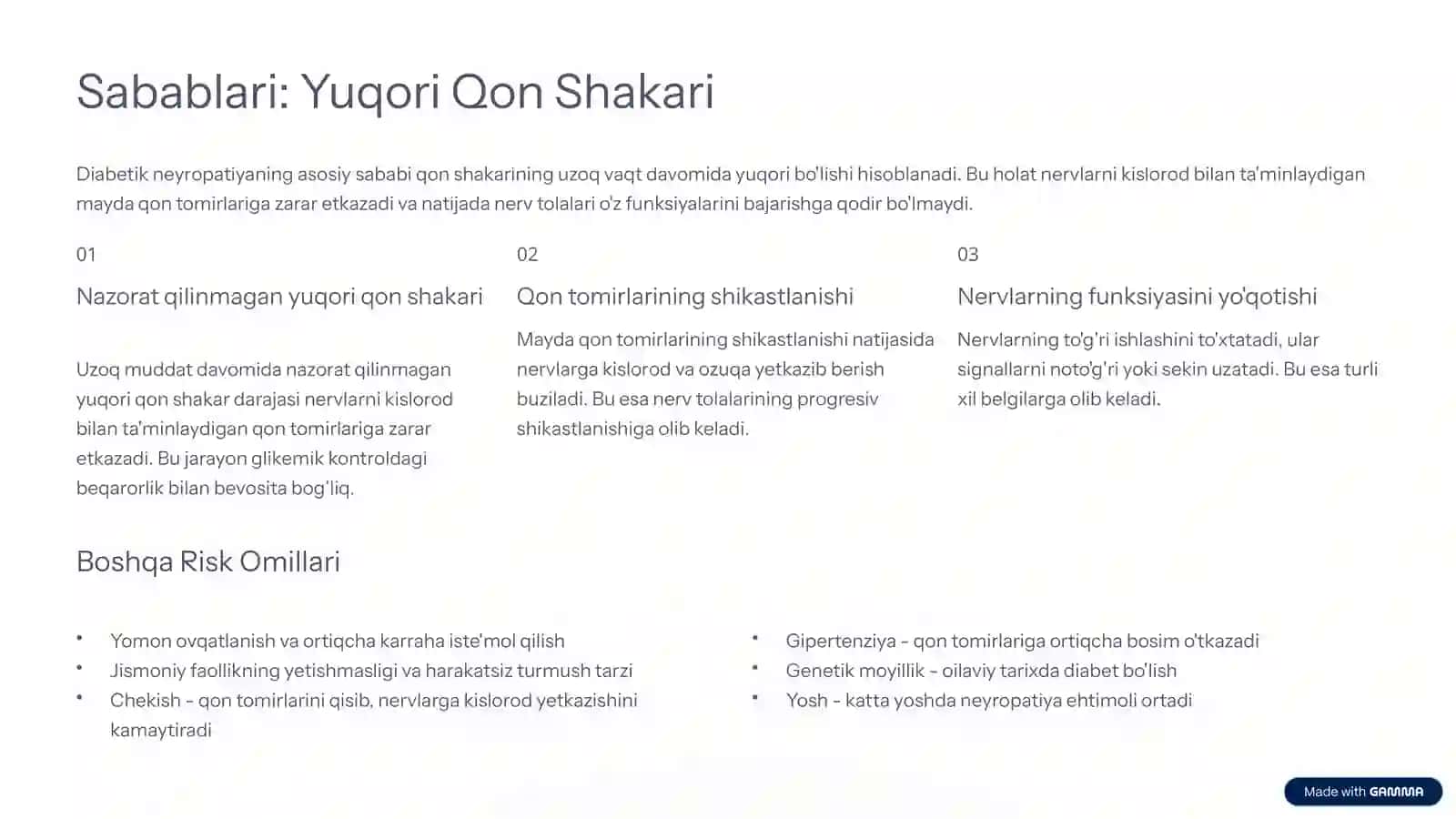 Diabetik Neyropatiya: Asablar Uchun Jiddiy Tahdid 4
