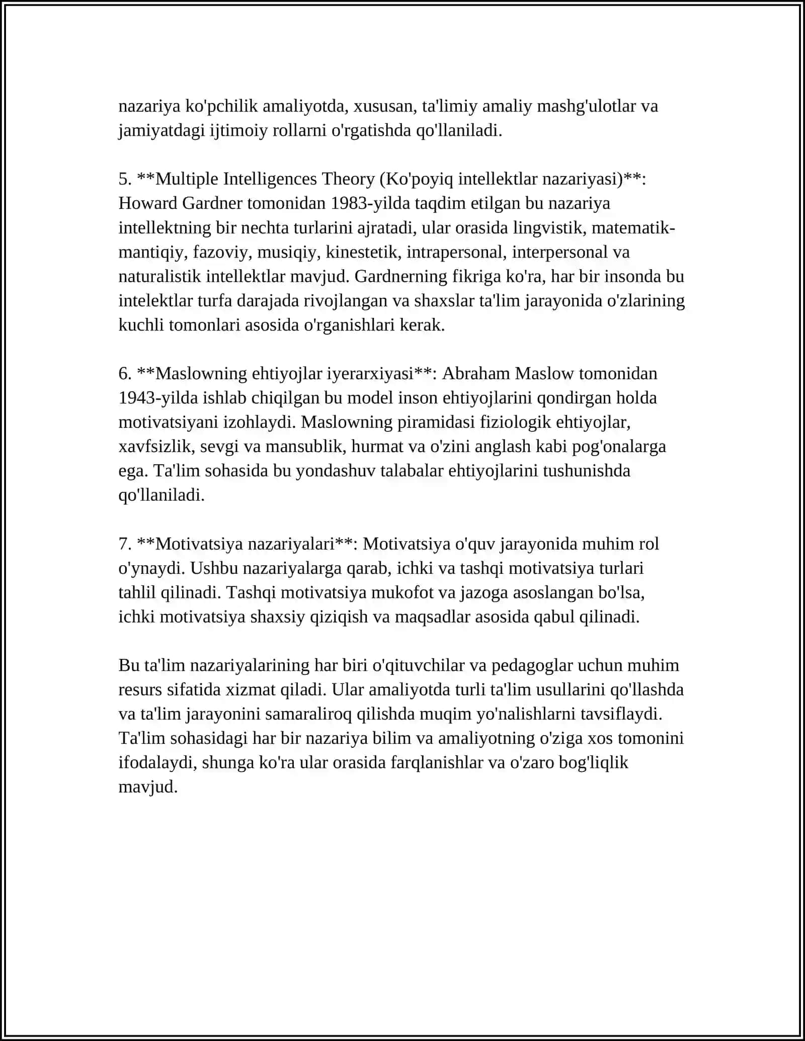 DIDAKTIK NAZARIYALAR 4