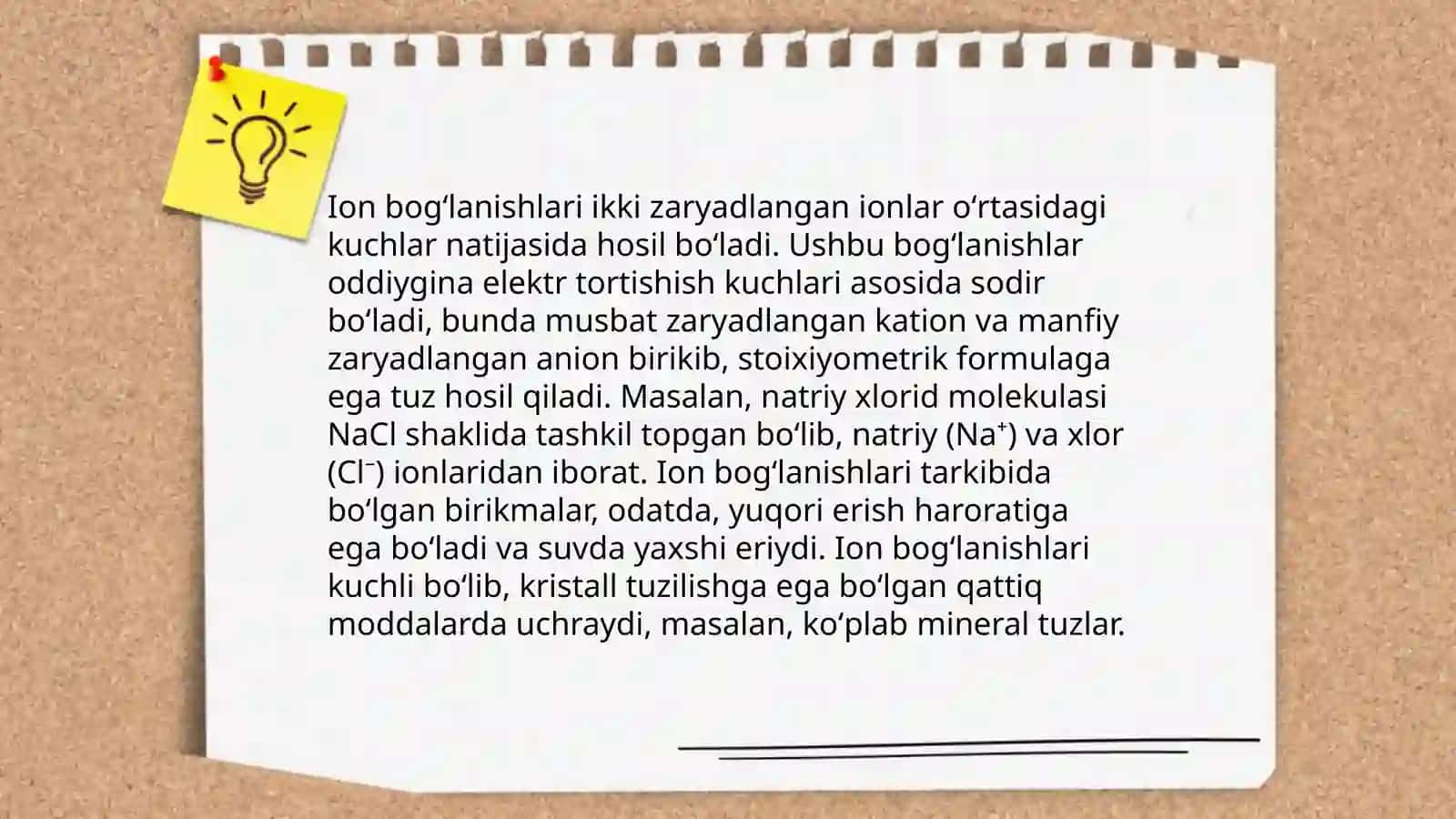 Qattiq jisimlarda kimyoviy bogʻlanishlar 4