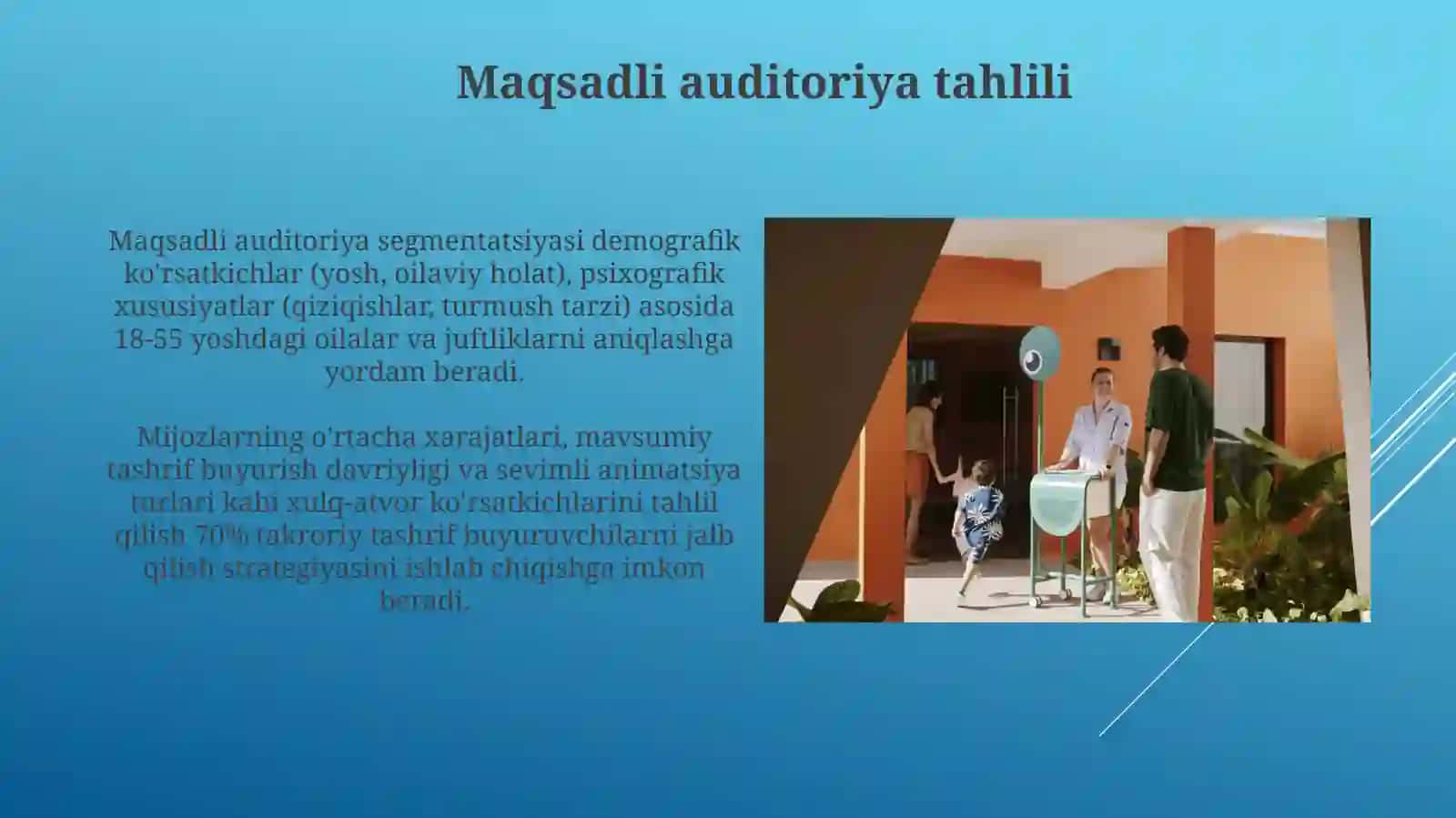 Mavsumiy mehmonxonalarda animatsion xizmatlarni tashkil etish xususiyatlari 4