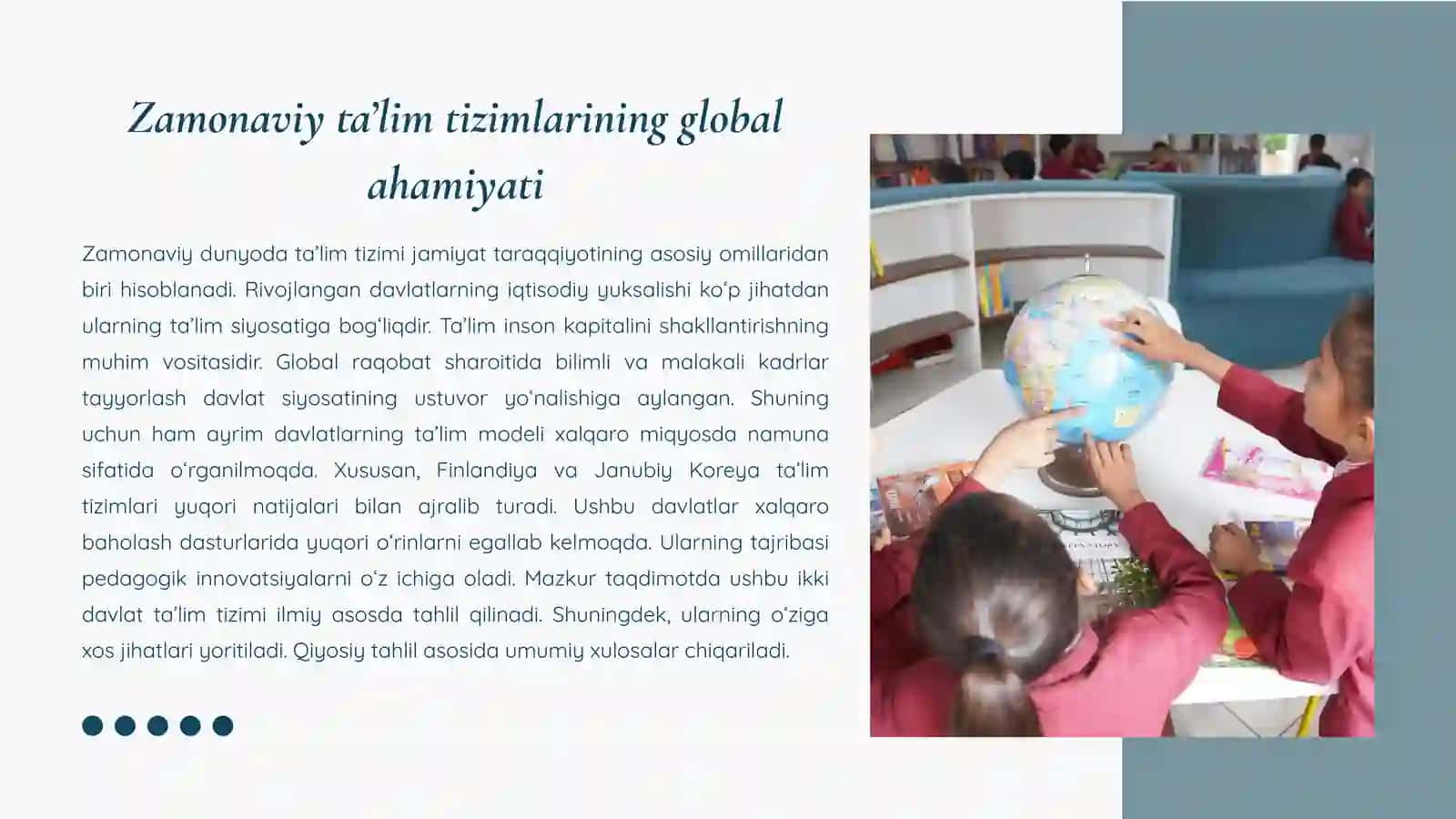 Mo'minova Gulsanamning pedogogik aksiologiyadan tayyorlagan taqdimoti 4