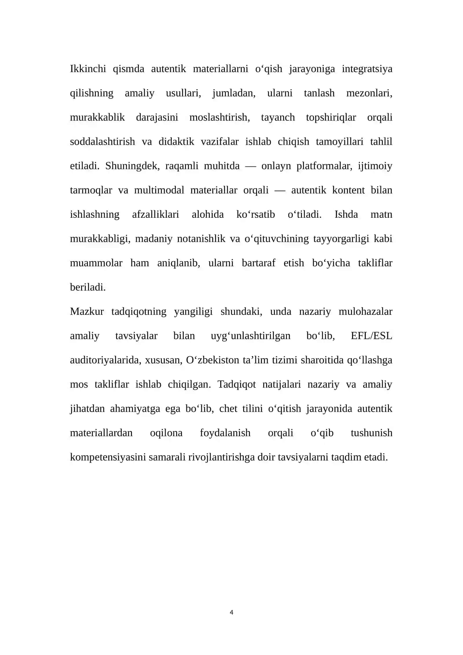 The role of authentic materials in enhancing reading comprehension 4