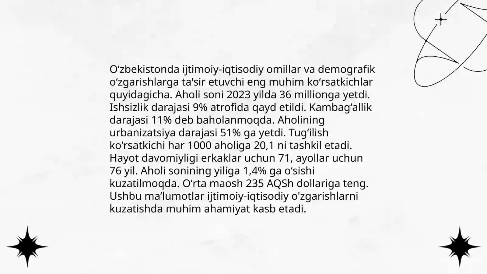 Rivojlangan mamlakatlarda aholi va mehnat bozori koʻrsatgichlari tahlili 4