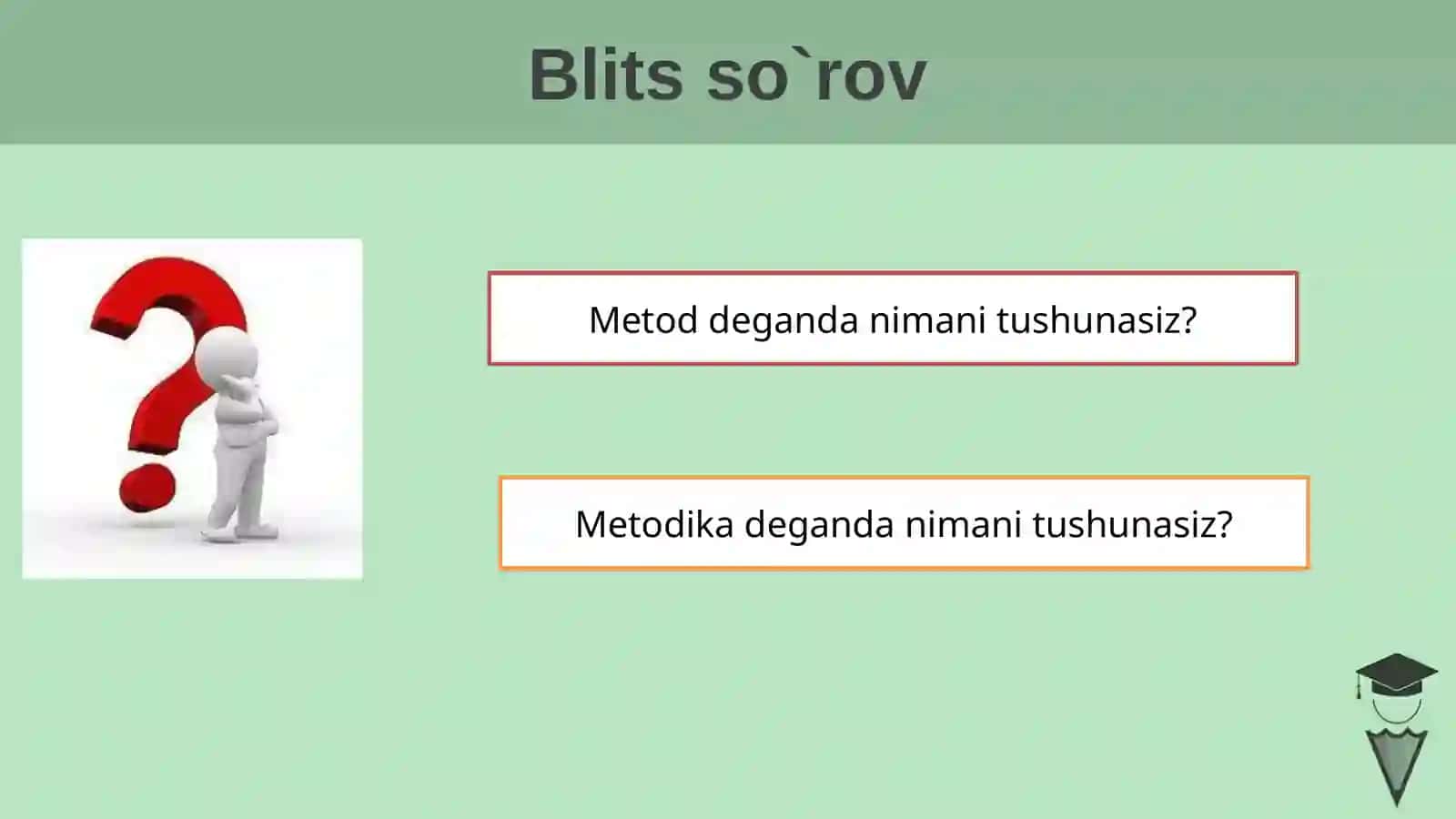 Boshlang`ich sinflarda ona tili o`qitish metodikasining umumiy masalalari 4