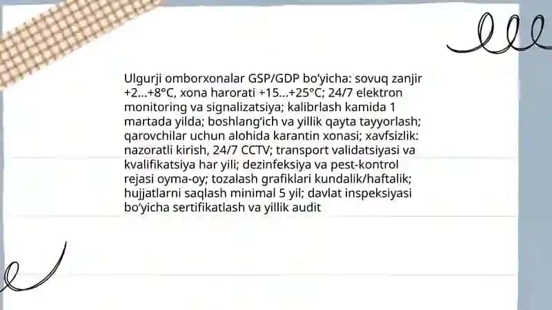 O'zbekiston Respublikasi farmatsevtika bozorida yetakchi qilib kelayotgan ulgurji savdo faoliyati bilan shug'ullanuvchi korxonalar va omborxonalar faoliyati 4