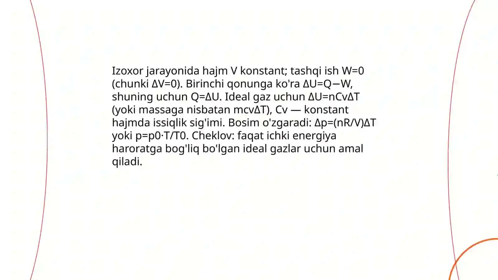 Gaz va buglarning termodinamik jarayonlari 4