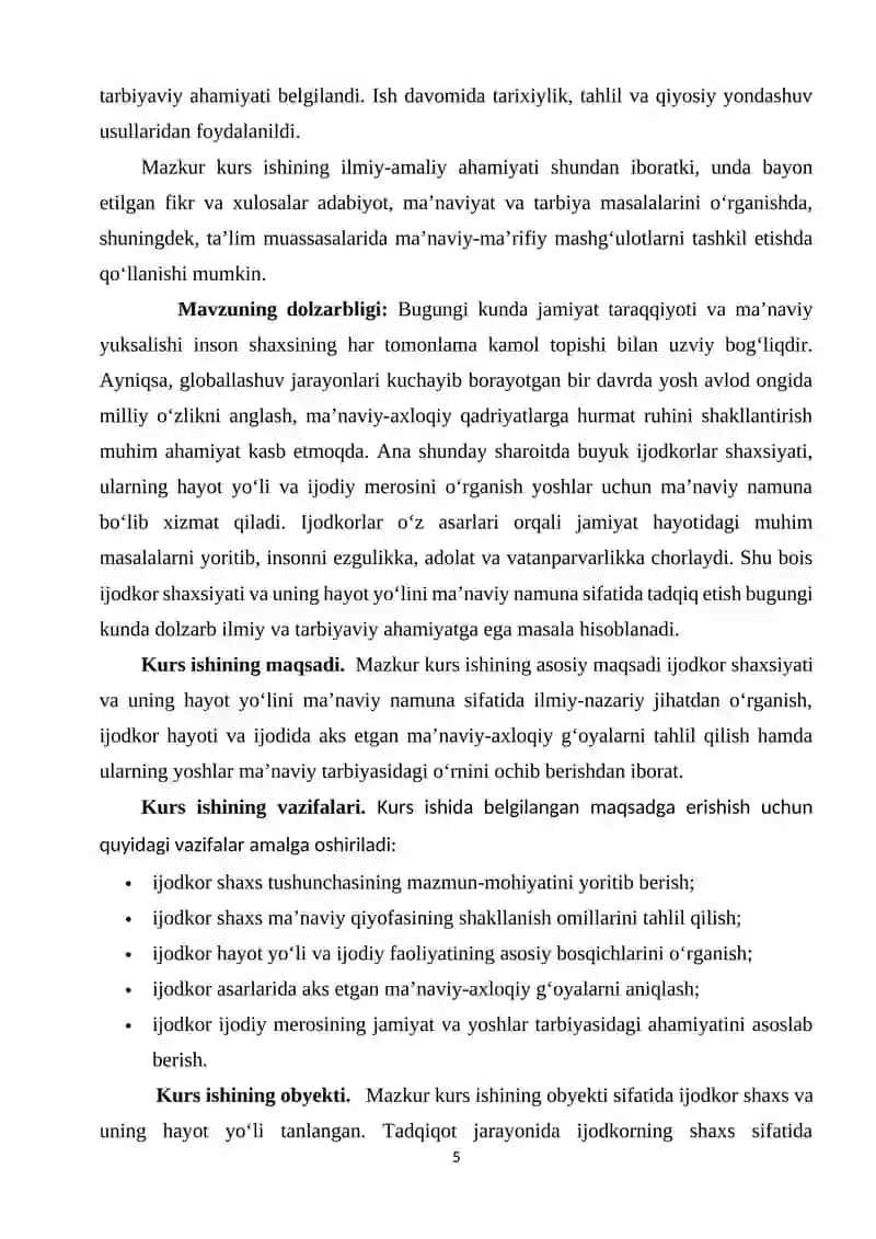 IJODKOR SHAXSIYATI VA UNING HAYOT YO‘LI – MA’NAVIY NAMUNA SIFATIDA 4