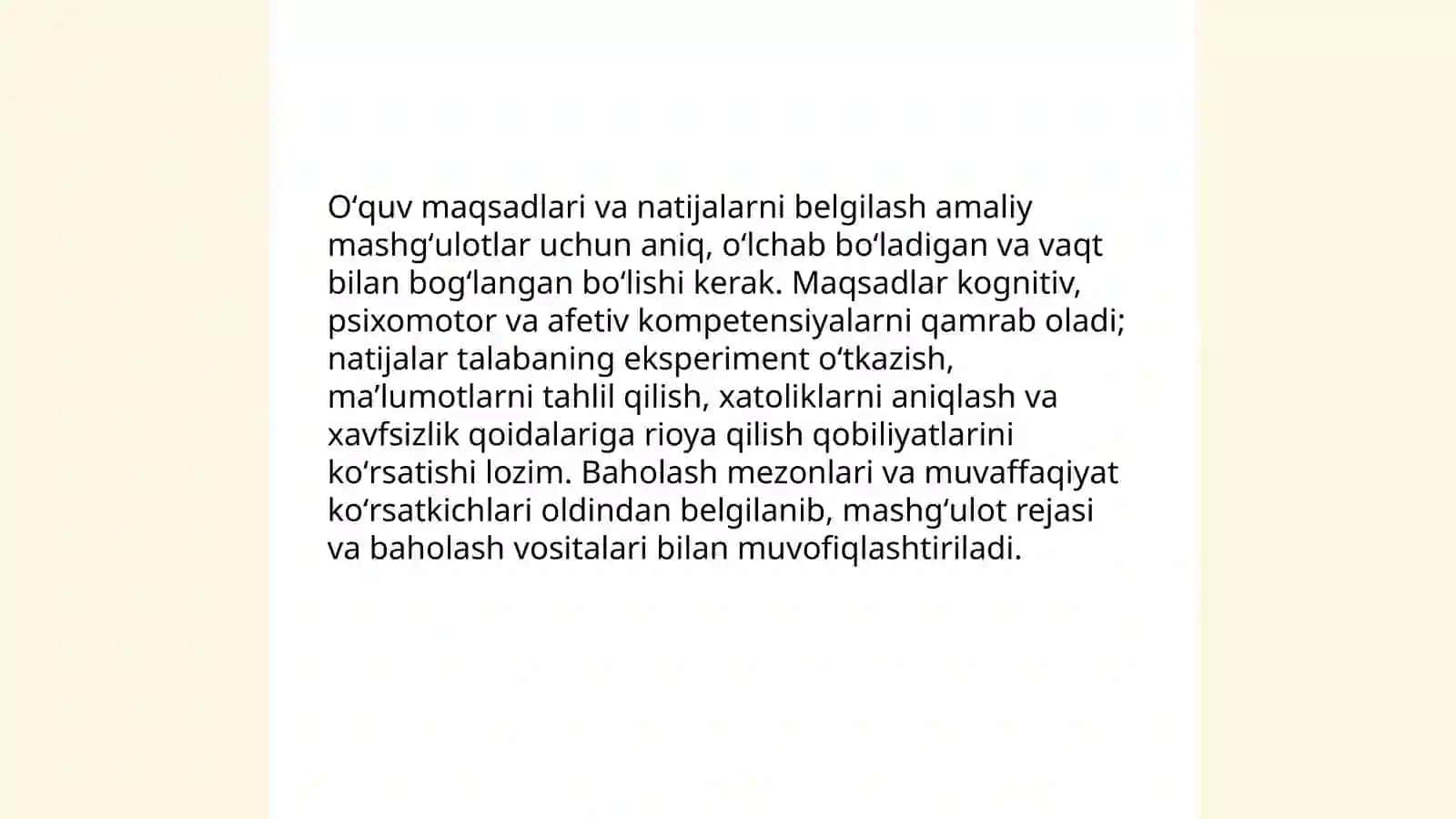 Fizika fanidan amaliy mashgʻulotlarni tashkil qilish 4