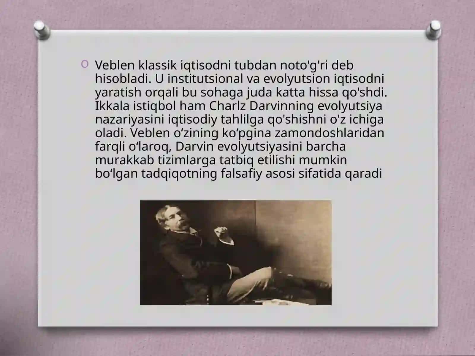 Torsteyn Veblenning sotsiologik g‘oyalari 4