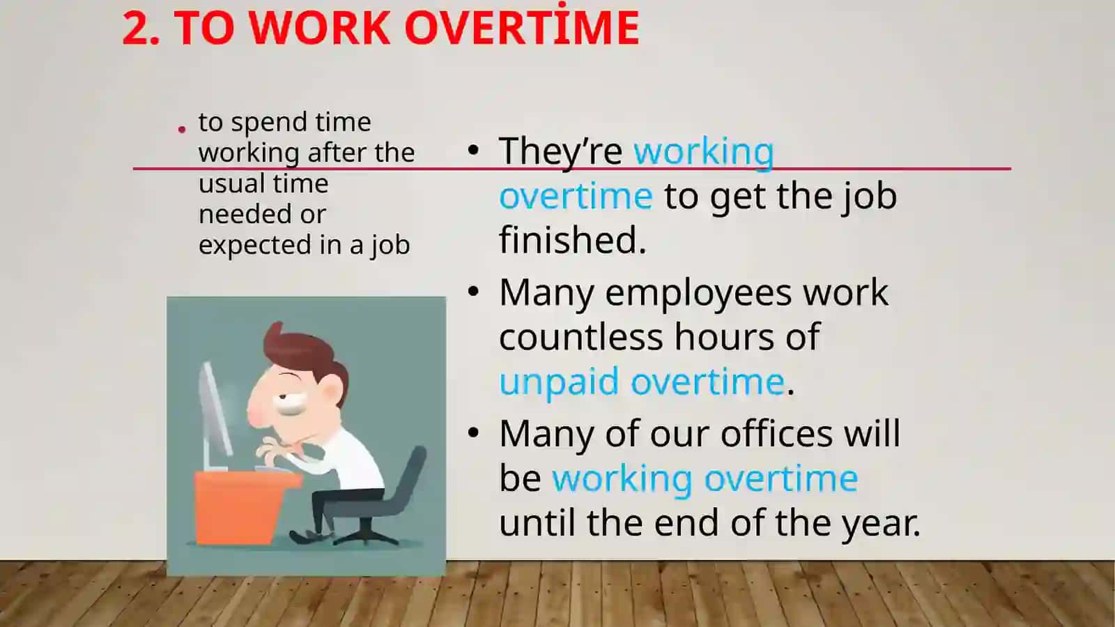 collocatIONS work and business 4